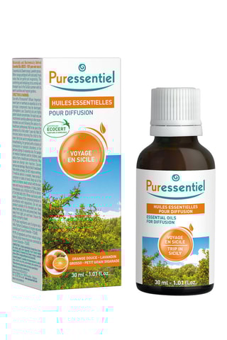 Miscela di 3 oli essenziali per diffusione - Voyage en Sicile - 30 ml