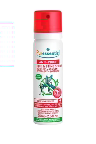 Spray repellente agli oli essenziali bio Antipunture - 75 ml