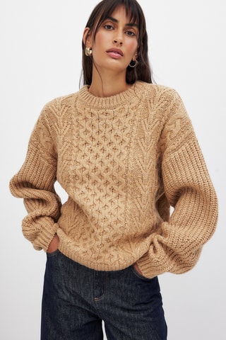 Maglia - Beige melange