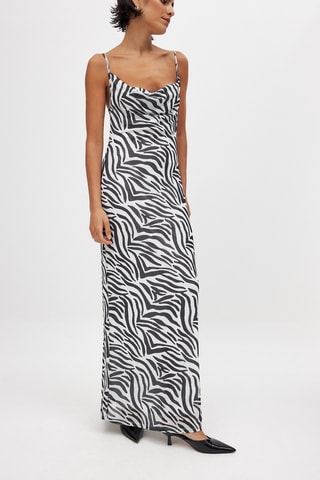 Abito taglio dritto - Nero e bianco