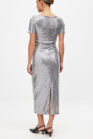 Abito taglio dritto - Argentato