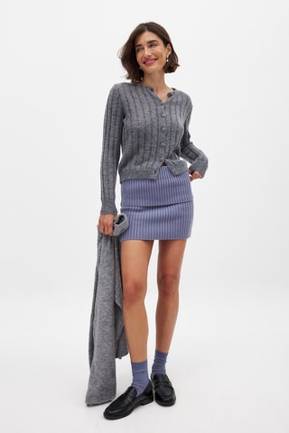 Gonna a tubino - Blu scuro