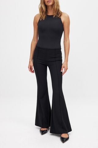 Pantaloni flare - Nero