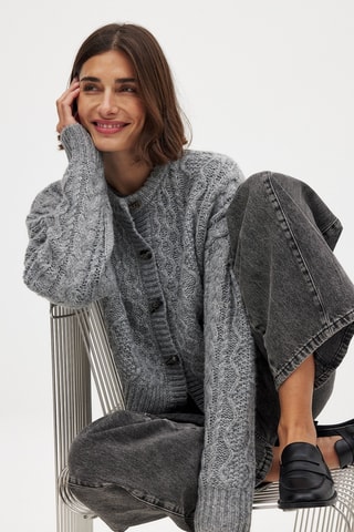 Cardigan - Grigio chiaro