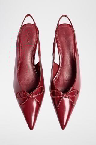 Décolleté in vernice - Rosso