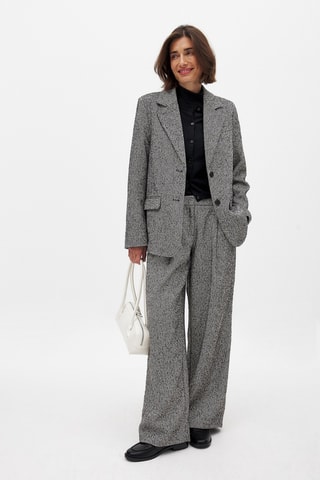 Pantaloni - Nero melange