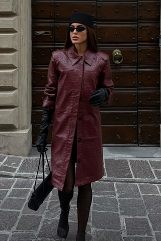 Giacca lunga - Rosso