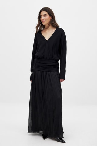 Abito effetto trompe-l’œil - Nero