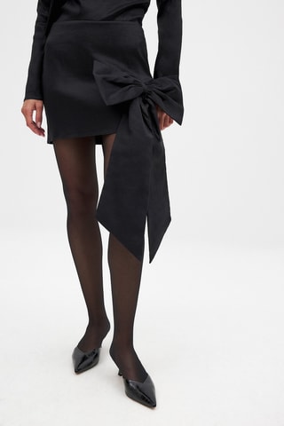 Gonna taglio dritto - Nero