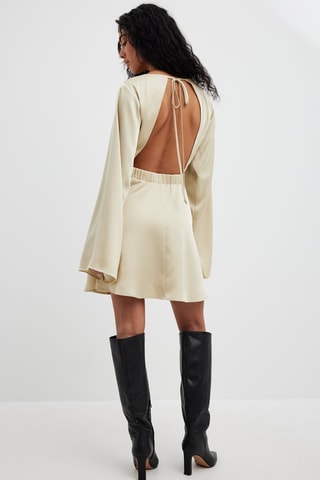 Abito a campana - Beige