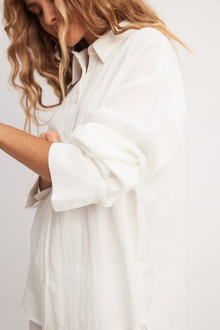 Camicia oversize - Bianco
