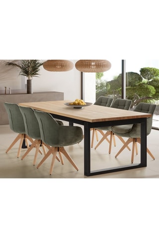 Table à manger - 200 x 76 x 100 cm