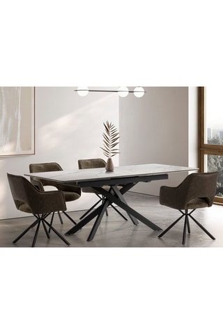 Table à manger extensible - 160/200 x 76 x 89,5 cm