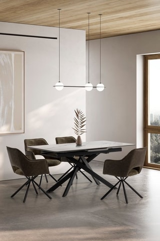 Table à manger extensible - 160/200 x 76 x 89,5 cm