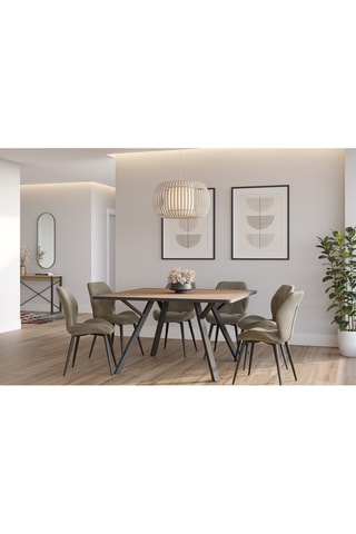 Table à manger - 136 x 77 x 136 cm