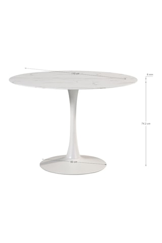 Table à manger - 110 x 74,2 x 110 cm