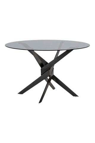 Table à manger en verre - 120 x 76 x 120 cm