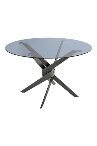 Table à manger en verre - 120 x 76 x 120 cm