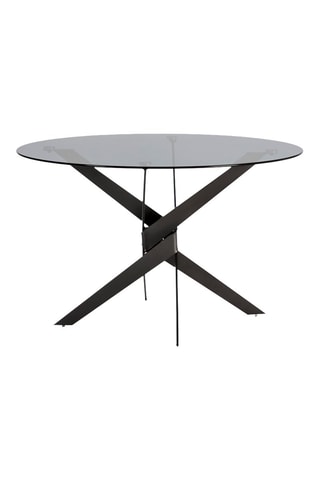 Table à manger en verre - 120 x 76 x 120 cm