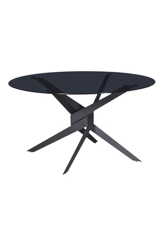 Table à manger en verre - 120 x 76 x 120 cm