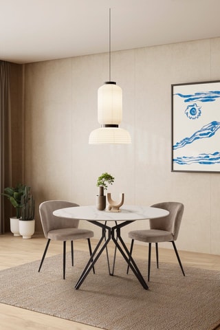 Table à manger - 120 x 76 x 120 cm