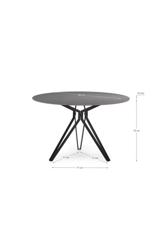 Table à manger - 120 x 76 x 120 cm