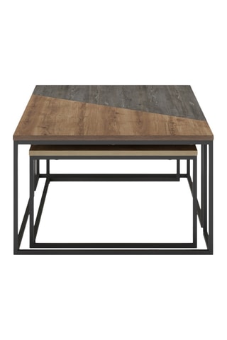 3 tables gigognes - 110 x 42 x 70 cm / 96 x 41,8 x 60 cm