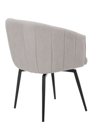 Fauteuil pivotant - Taupe - En faux suède