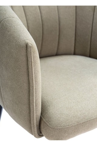 Fauteuil pivotant - Vert - En faux suède