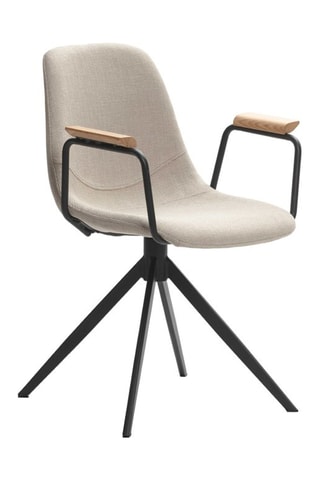 2 chaises pivotantes - 61 x 66/81 x 59 cm