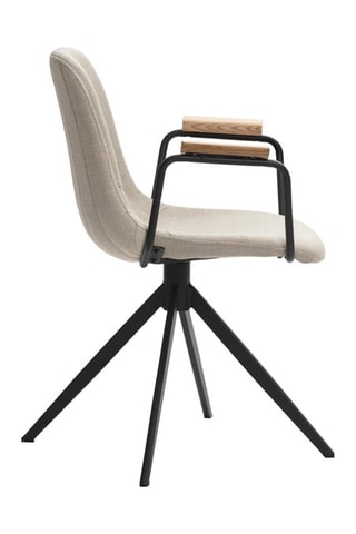 2 chaises pivotantes - 61 x 66/81 x 59 cm