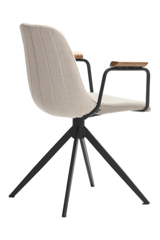 2 chaises pivotantes - 61 x 66/81 x 59 cm