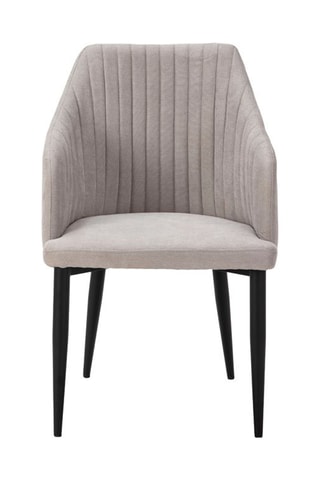 2 fauteuils - Gris - En faux suède