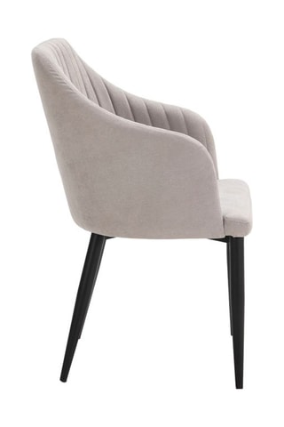 2 fauteuils - Gris - En faux suède