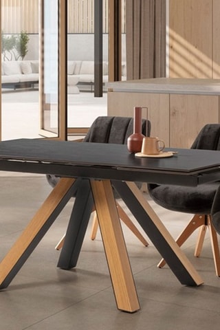 2 fauteuils pivotants - Anthracite - En velours côtelé