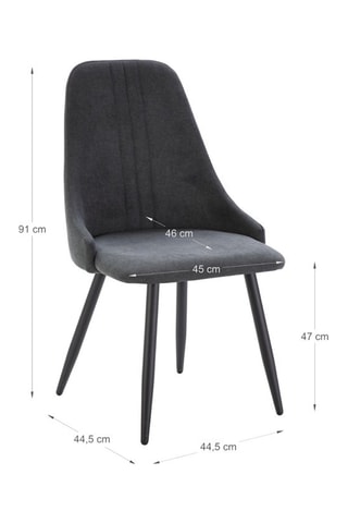 4 chaises - 50 x 91 x 57 cm