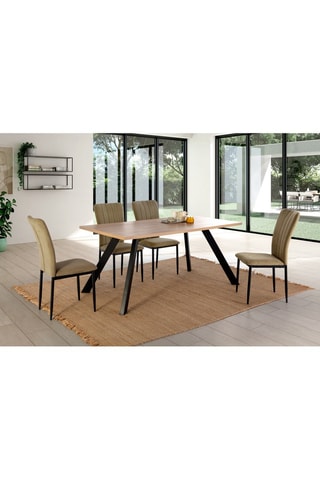 4 chaises - 39 x 96 x 42 cm