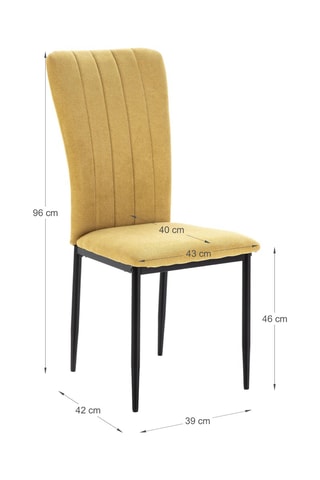 4 chaises - 39 x 96 x 42 cm