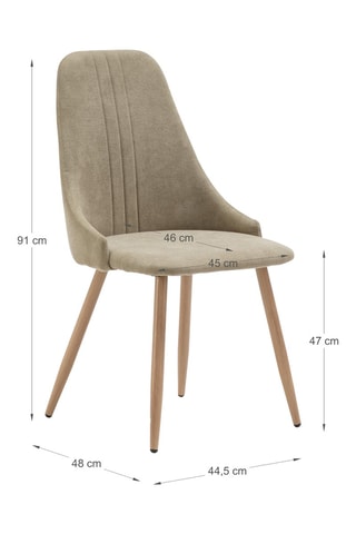 4 chaises - 50 x 91 x 57 cm