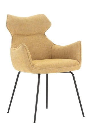 2 fauteuils - Moutarde - En tissu