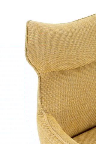 2 fauteuils - Moutarde - En tissu