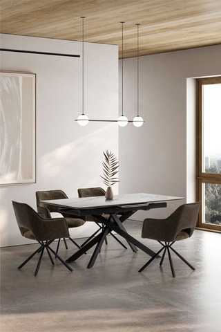 2 fauteuils - Vert foncé - En tissu et polyuréthane