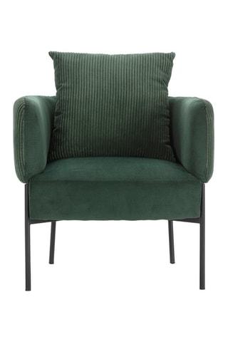 Fauteuil - Vert - Revêtement en tissu