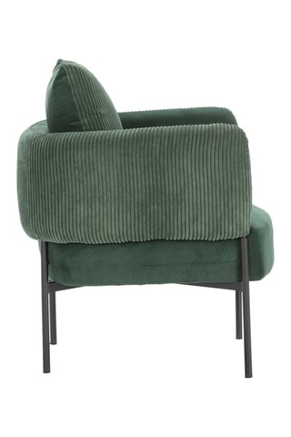 Fauteuil - Vert - Revêtement en tissu