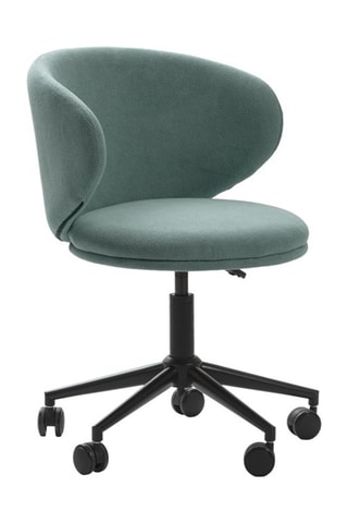 Fauteuil à roulettes Rush - Vert - Revêtement en tissu