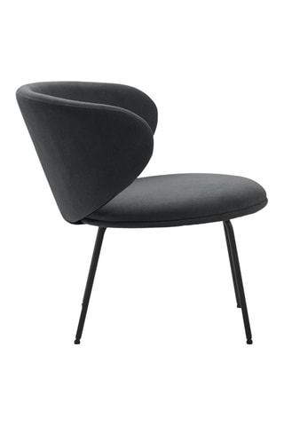 Fauteuil - Gris foncé - Revêtement en tissu