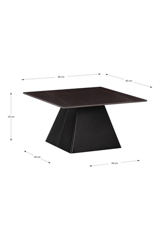 Table basse - 80 x 43 x 80 cm