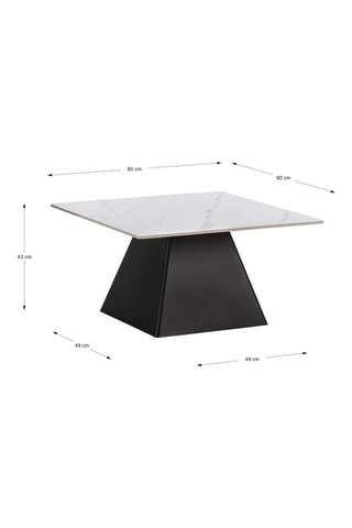 Table basse - 80 x 43 x 80 cm