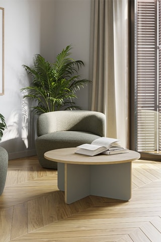 Table basse - 80 x 38 x 80 cm