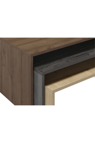 3 tables gigognes - 80 x 40,5 x 50 cm